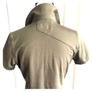 UNDER ARMOUR Army Green Short Sleeve Polo T-shirt